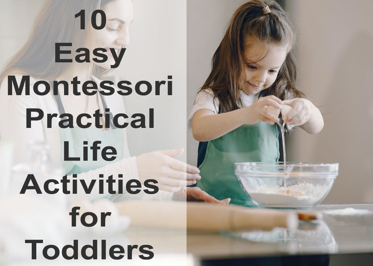 Montessori Services Trays, Containers, Practical Life Activities