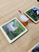 Load image into Gallery viewer, Miniature Farm Animals with Matching Cards - 2 Part Cards