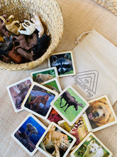 Load image into Gallery viewer, Montessori North American Wildlife Animal Matching Game for Preschoolers