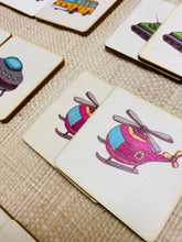 Load image into Gallery viewer, Transportation Wooden Memory Game