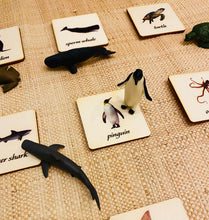 Load image into Gallery viewer, Montessori and Waldorf learning Sea life Animals