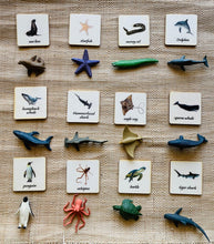Load image into Gallery viewer, Montessori and Waldorf learning Sea life Animals