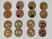 Load image into Gallery viewer, Montessori and Waldorf Inspired Fruit Matching and Memory Game - 16 Piece Set