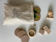 Load image into Gallery viewer, Montessori and Waldorf Inspired Fruit Matching and Memory Game - 16 Piece Set