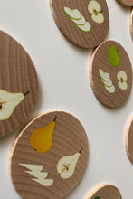 Load image into Gallery viewer, Montessori and Waldorf Inspired Fruit Matching and Memory Game - 16 Piece Set