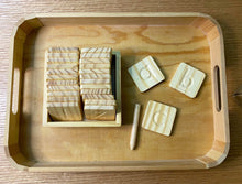 Load image into Gallery viewer, Montessori Inspired Wood Tracing Cards, Animal Cards and Figurines