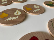 Load image into Gallery viewer, Montessori and Waldorf Inspired Fruit Matching and Memory Game - 16 Piece Set