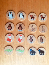 Load image into Gallery viewer, Montessori and Waldorf Inspired Farm Life Memory Game -  16 Piece Set