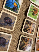 Load image into Gallery viewer, Montessori and Waldorf Inspired Animal Matching and Memory Game - 24 Piece Set