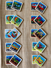 Load image into Gallery viewer, Transportation Matching and Memory Game - Montessori 20 Piece Set