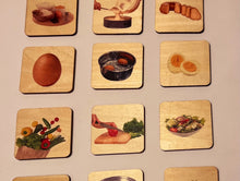 Load image into Gallery viewer, Montessori learning sequence wooden cards| match toys cards perfect for homeschooling.