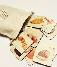 Load image into Gallery viewer, Montessori learning sequence wooden cards| match toys cards perfect for homeschooling.
