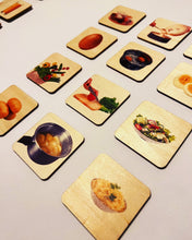 Load image into Gallery viewer, Montessori learning sequence wooden cards| match toys cards perfect for homeschooling.