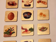 Load image into Gallery viewer, Montessori learning sequence wooden cards|  match toys cards perfect for homeschooling.
